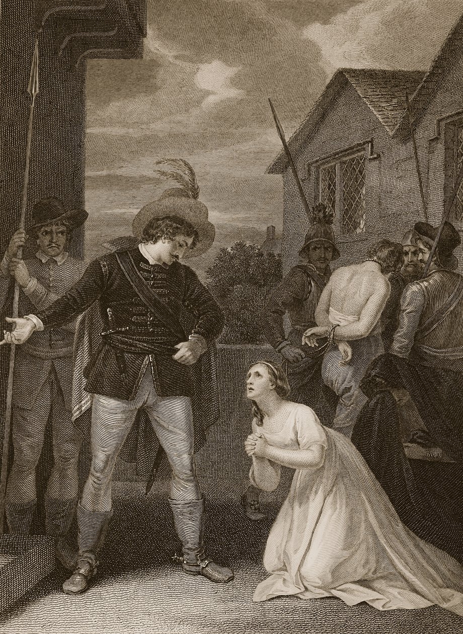 Der Verrat von Colonel Kirke, 1685, graviert von A. Smith, Illustration aus David Humes 
