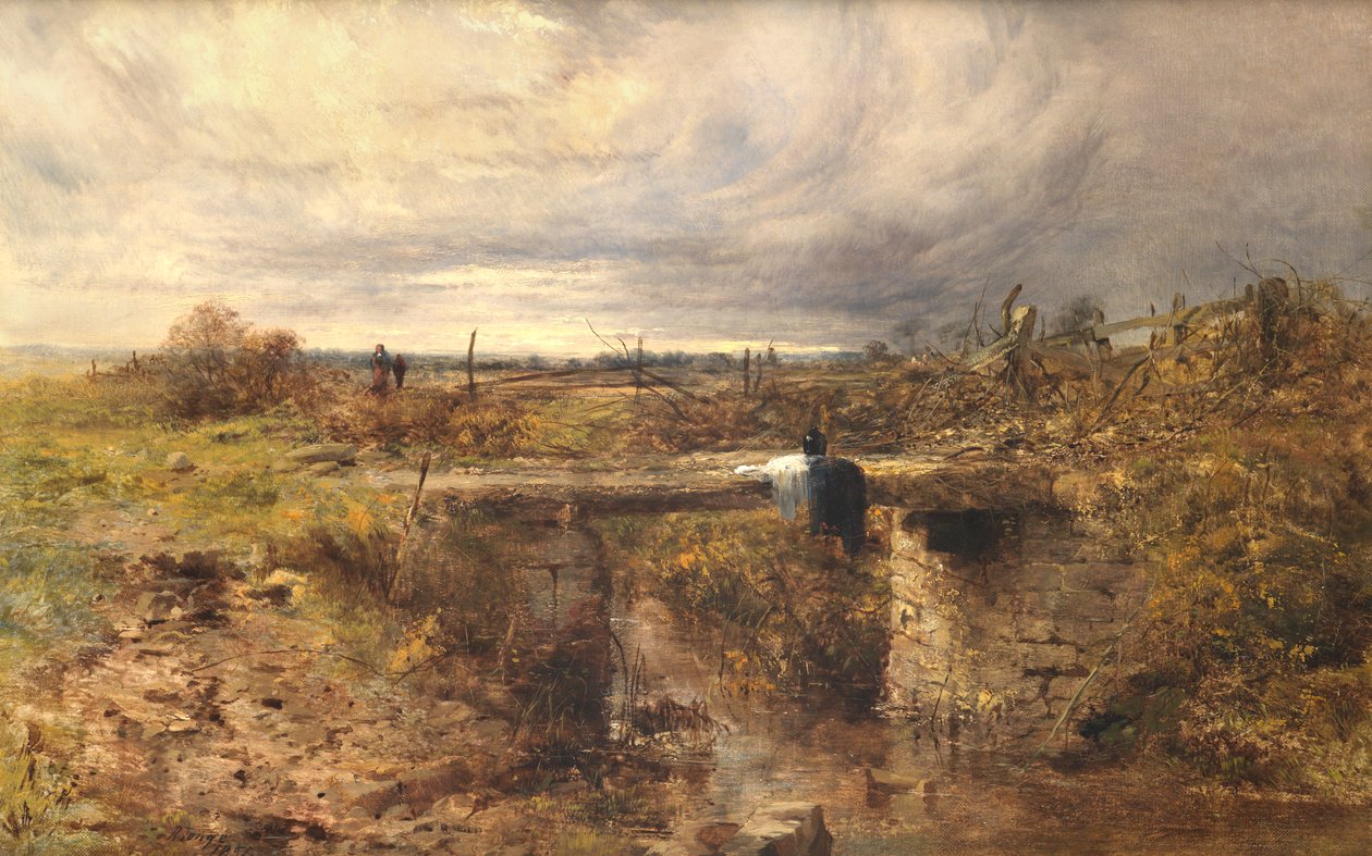 Die Fußgängerbrücke, 1851 von Robert Tonge