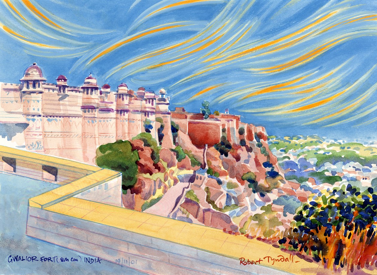Gwalior-Festung, Indien, 2001 von Robert Tyndall