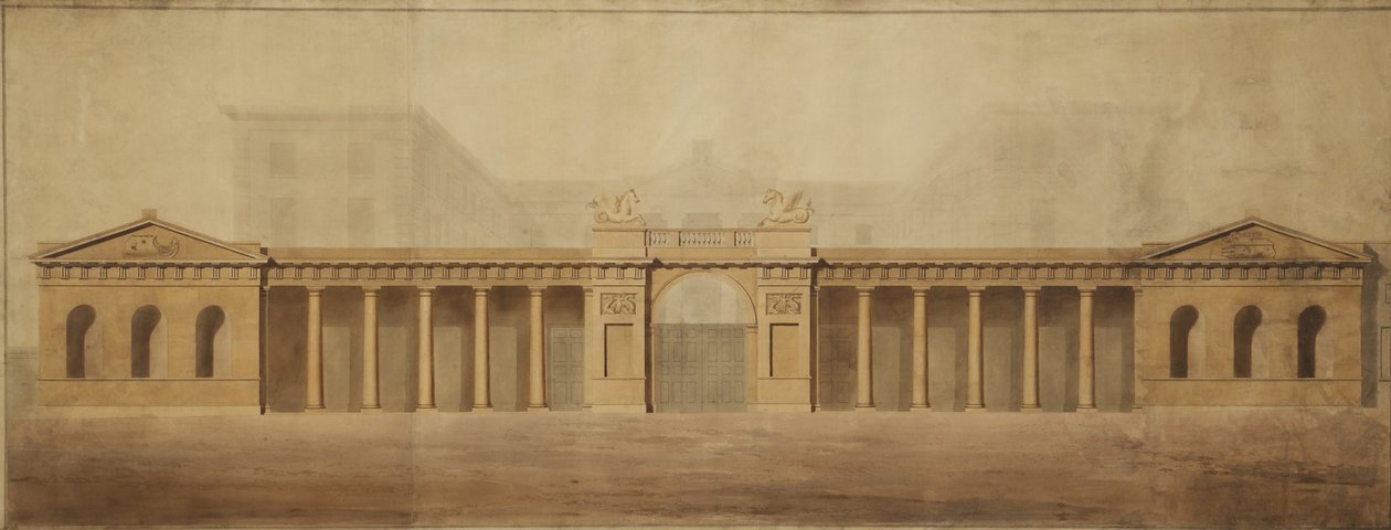 Der alte Admiralitätsschirm, spätes 18. Jahrhundert von Robert Adam