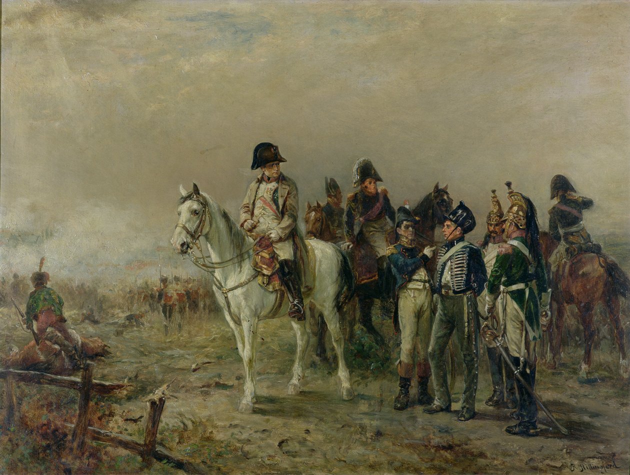 Der Wendepunkt bei Waterloo von Robert Alexander Hillingford