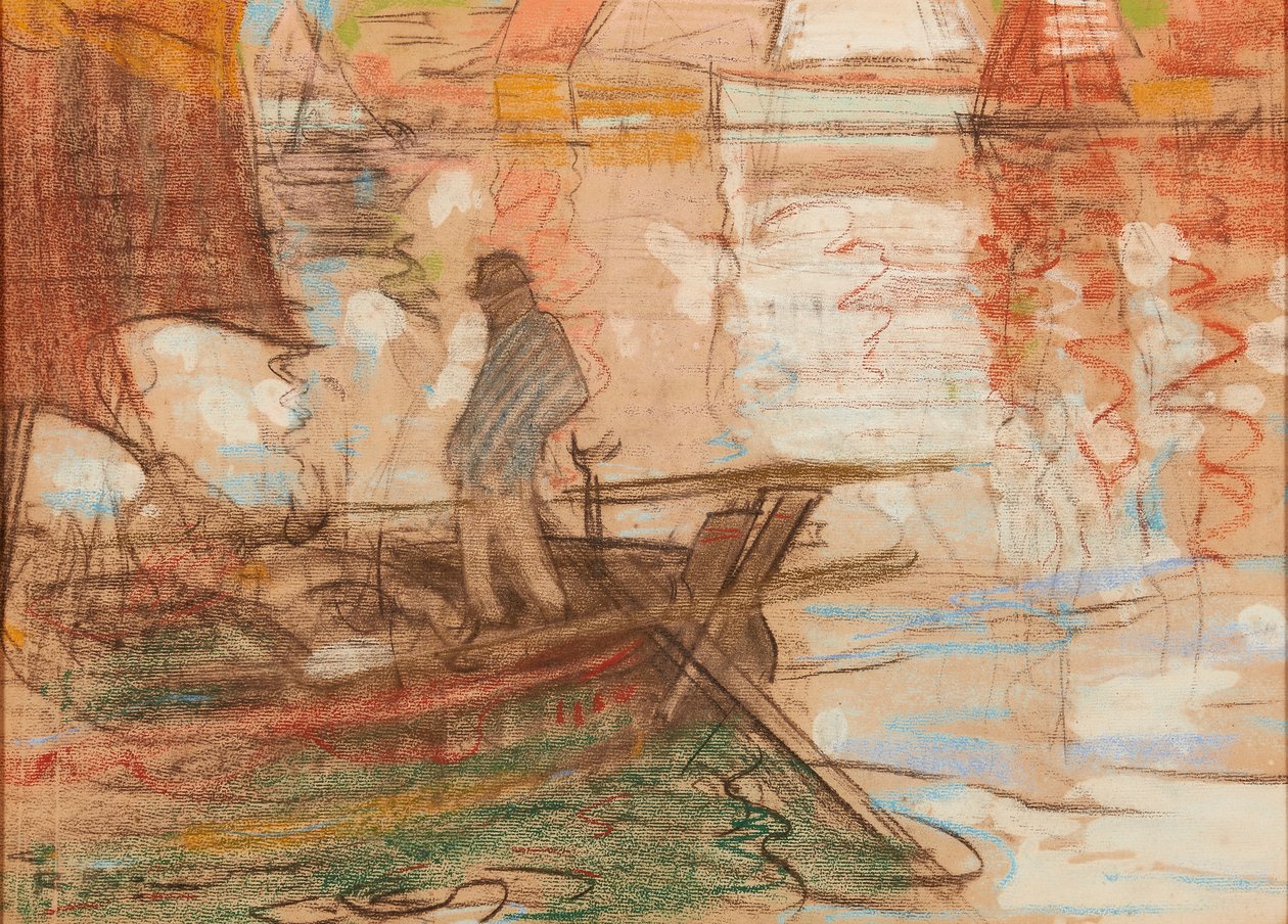 Fährmann von Concarneau 1894 von Robert Brough