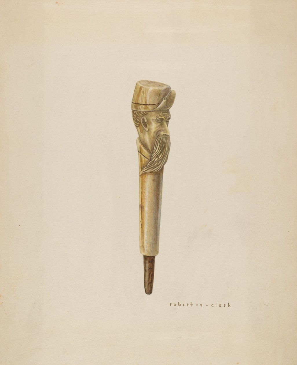 Stockkopf oder Griff von Robert Clark