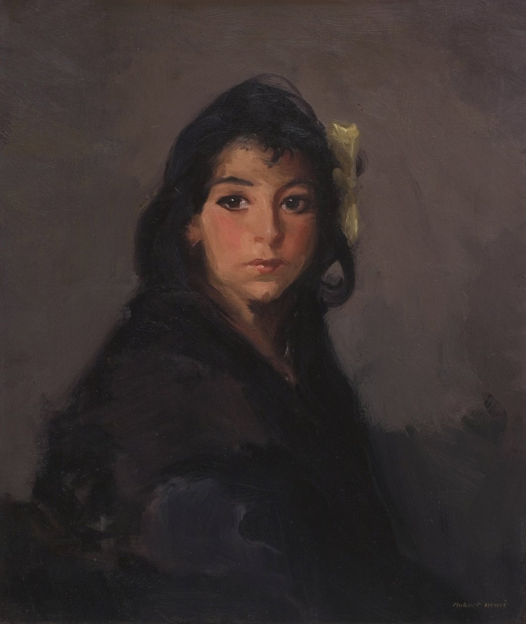Das Zigeunermädchen (Barbina), 1912 von Robert Cozad Henri
