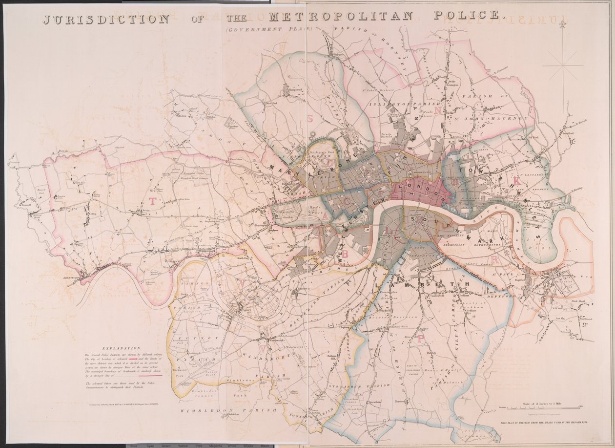 Zuständigkeit der Metropolitan Police von Robert Dawson