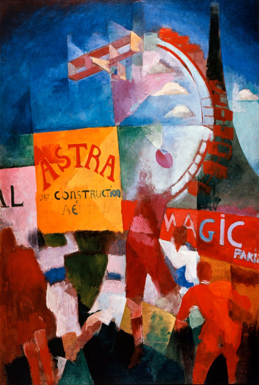 Das Cardiff-Team, 1913 von Robert Delaunay