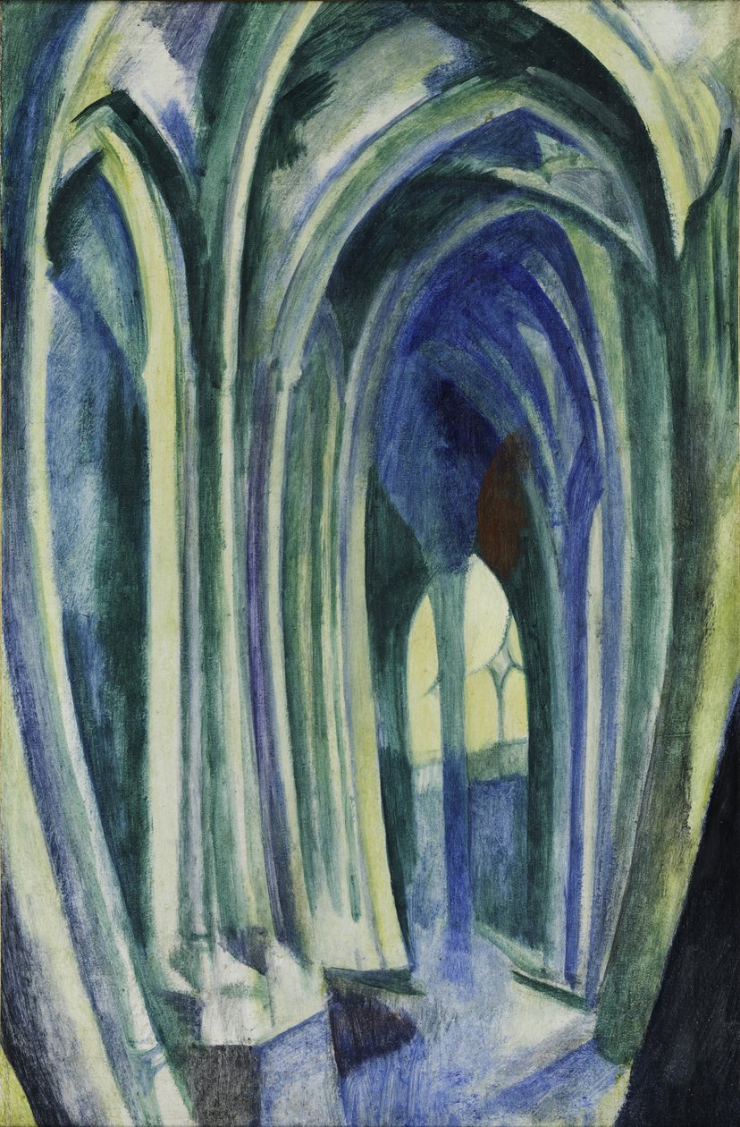 Saint Séverin Nr. 5. Der Regenbogen, 1909-1910 von Robert Delaunay