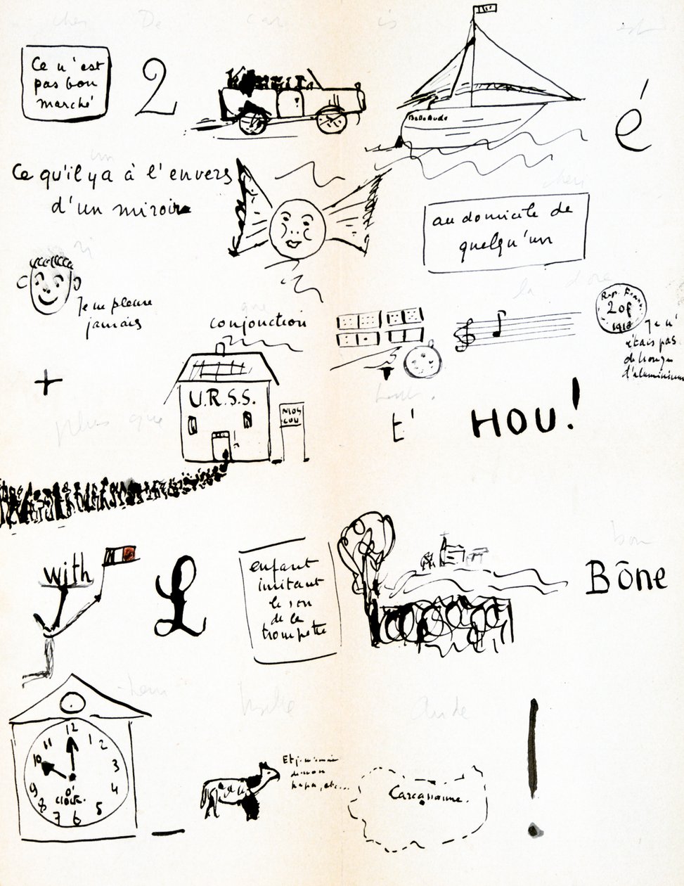 Rebus: Hou! von Robert Desnos