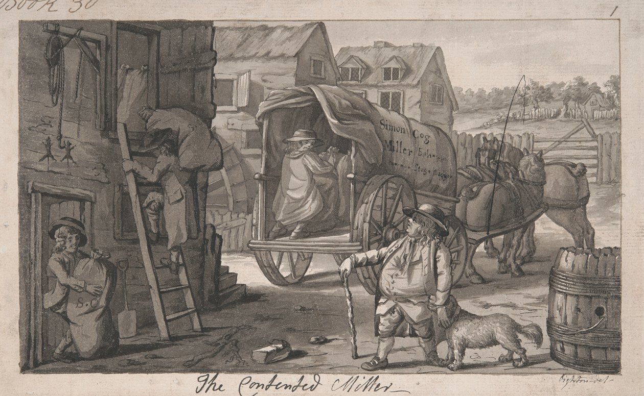Der zufriedene Müller von Robert Dighton