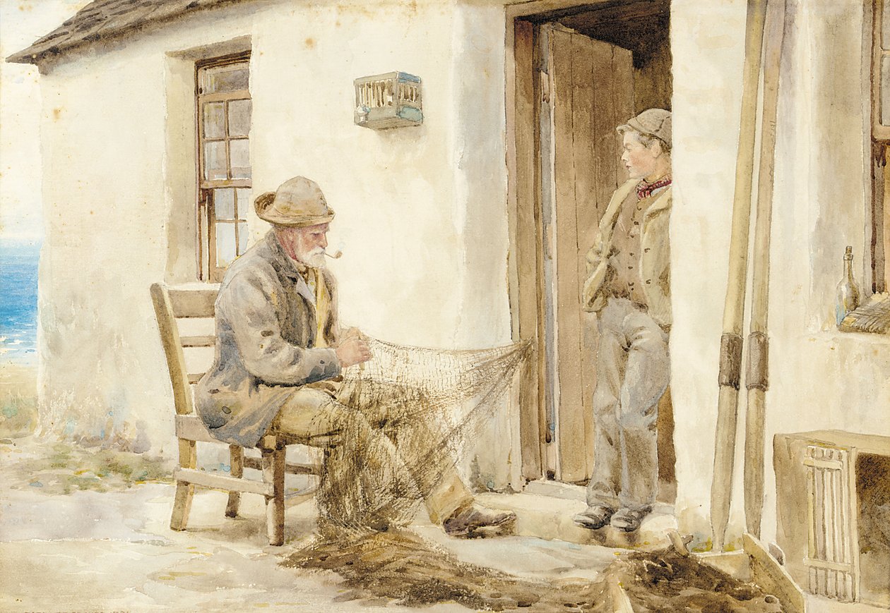 Netze flicken, Skye von Robert E. Groves