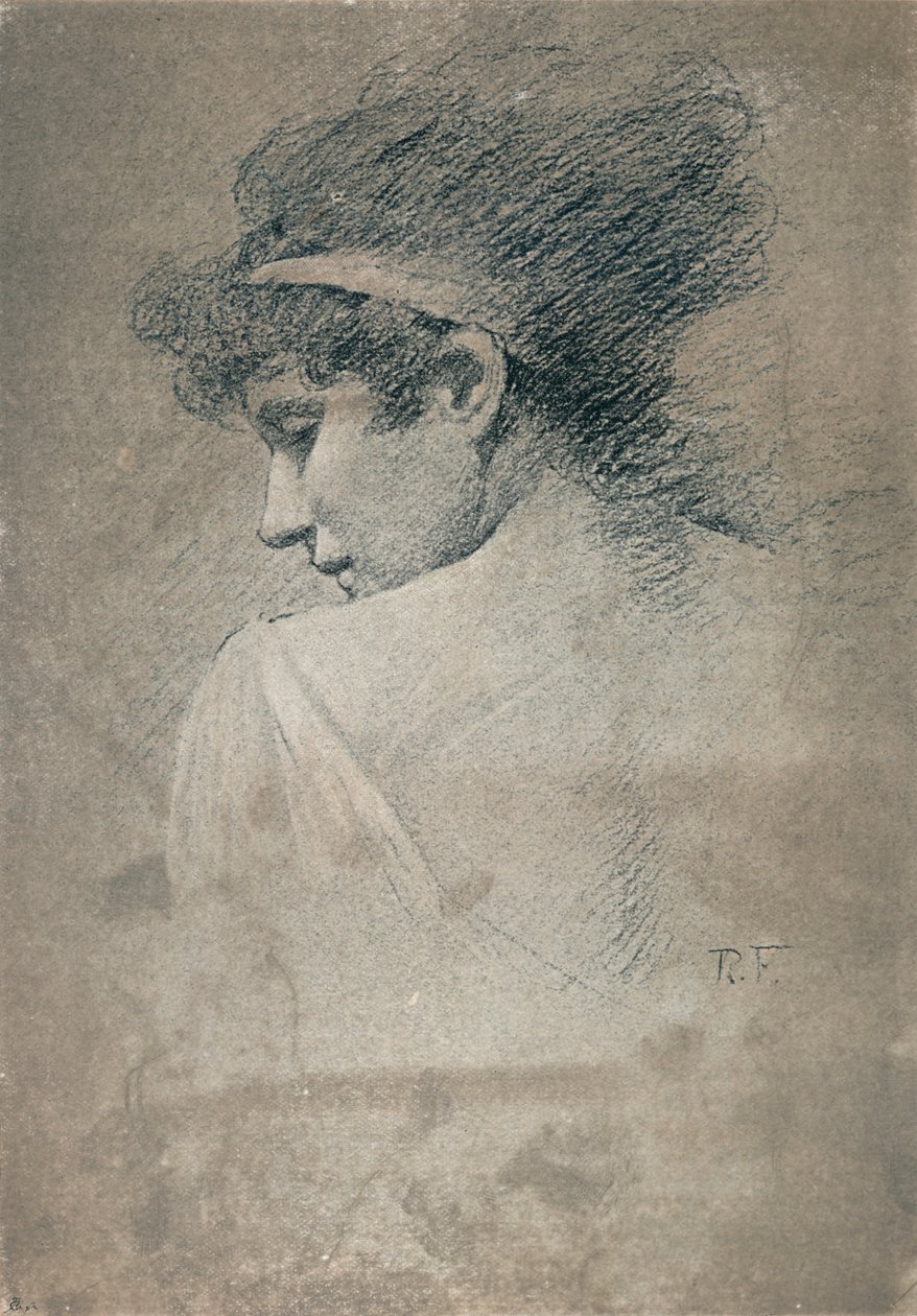 Weibliche Studie, ca. 1895, 1897 von Robert Fowler