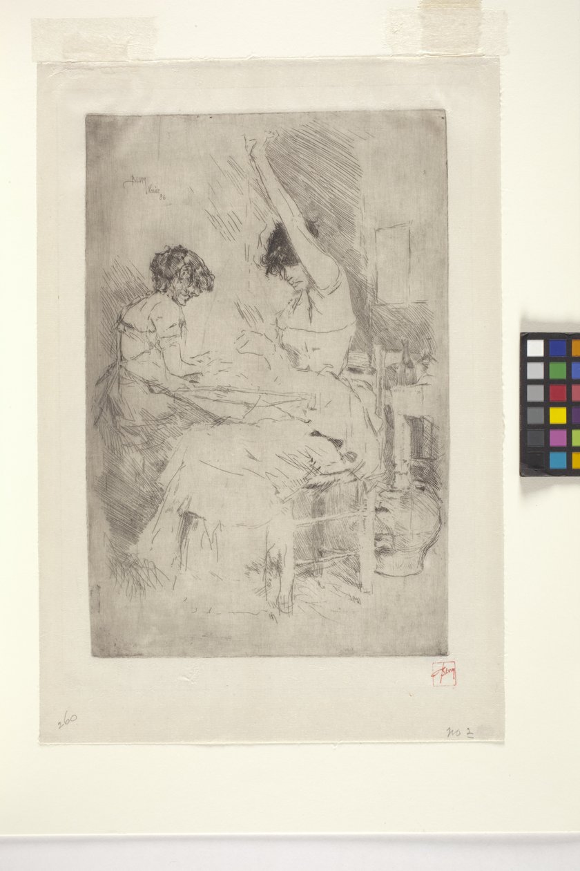 Perlenfädler, Venedig von Robert Frederick Blum