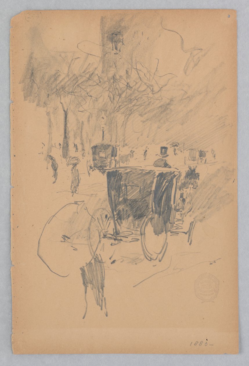 Pferd und Kutsche von Robert Frederick Blum