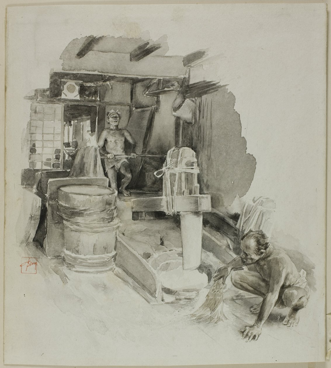 Reis stampfen von Robert Frederick Blum