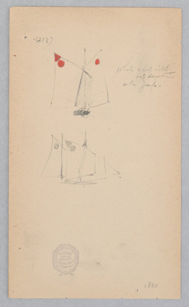 Segelboot von Robert Frederick Blum