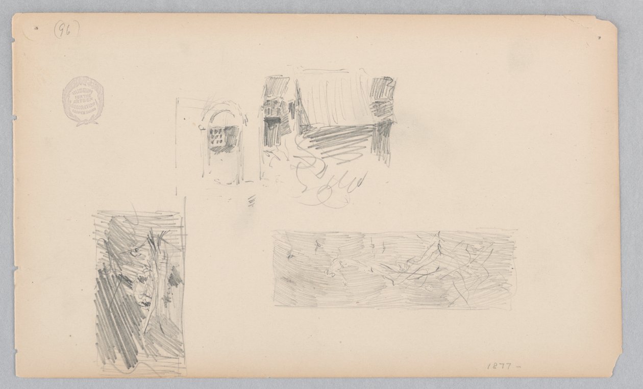 Straßenszene von Robert Frederick Blum