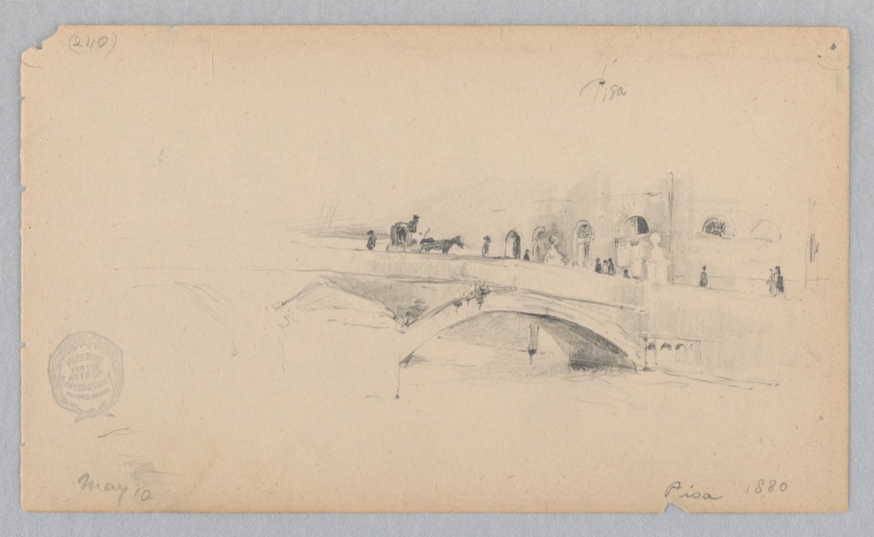 Ansicht von Pisa, Italien von Robert Frederick Blum