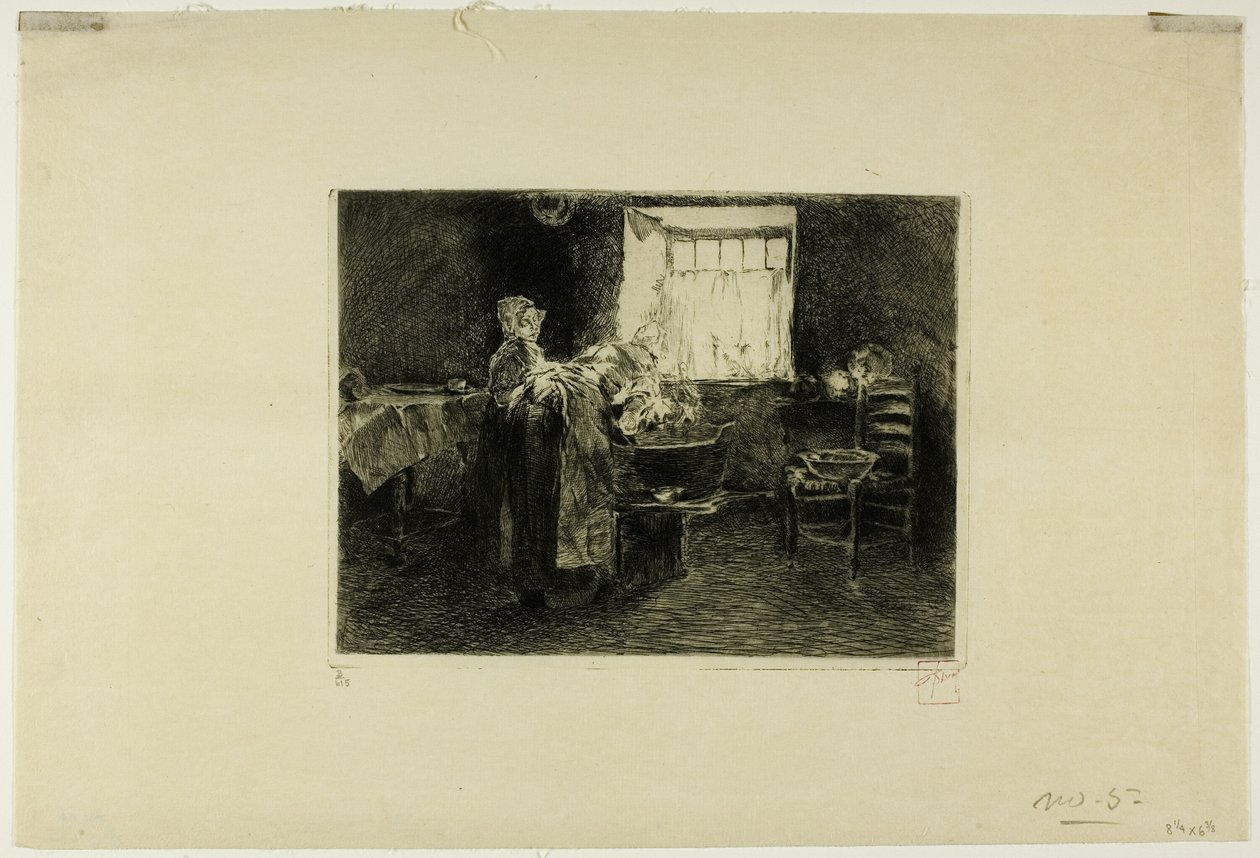 Waschtag von Robert Frederick Blum
