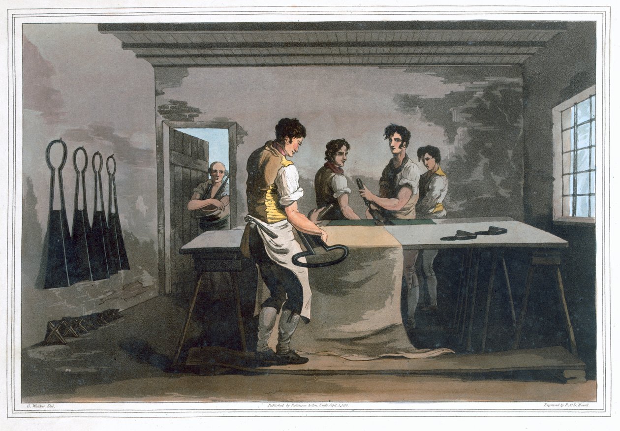 Tuchmacher, 1814 von Robert Havell