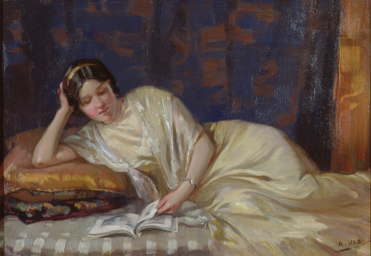 Das gelbe Seidenkleid von Robert Hope