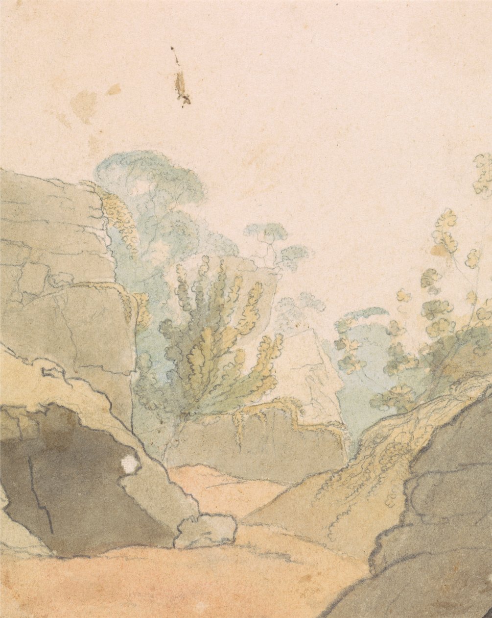 Landschaft mit Felsen von Robert Mabon