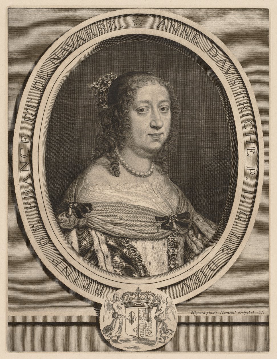 Anna von Österreich, Königin von Frankreich von Robert Nanteuil