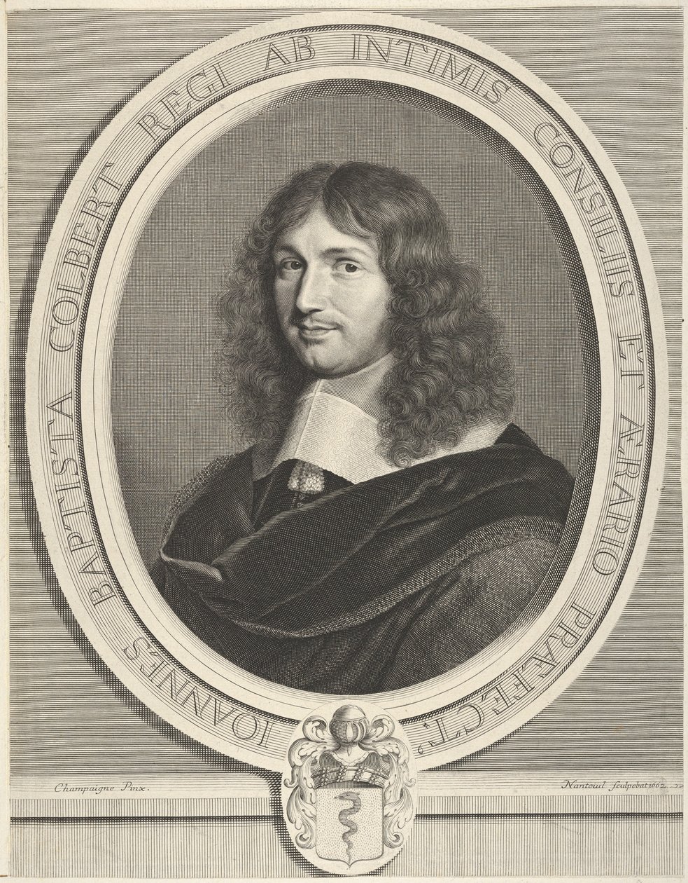 Jean-Baptiste Colbert, 1662 von Robert Nanteuil