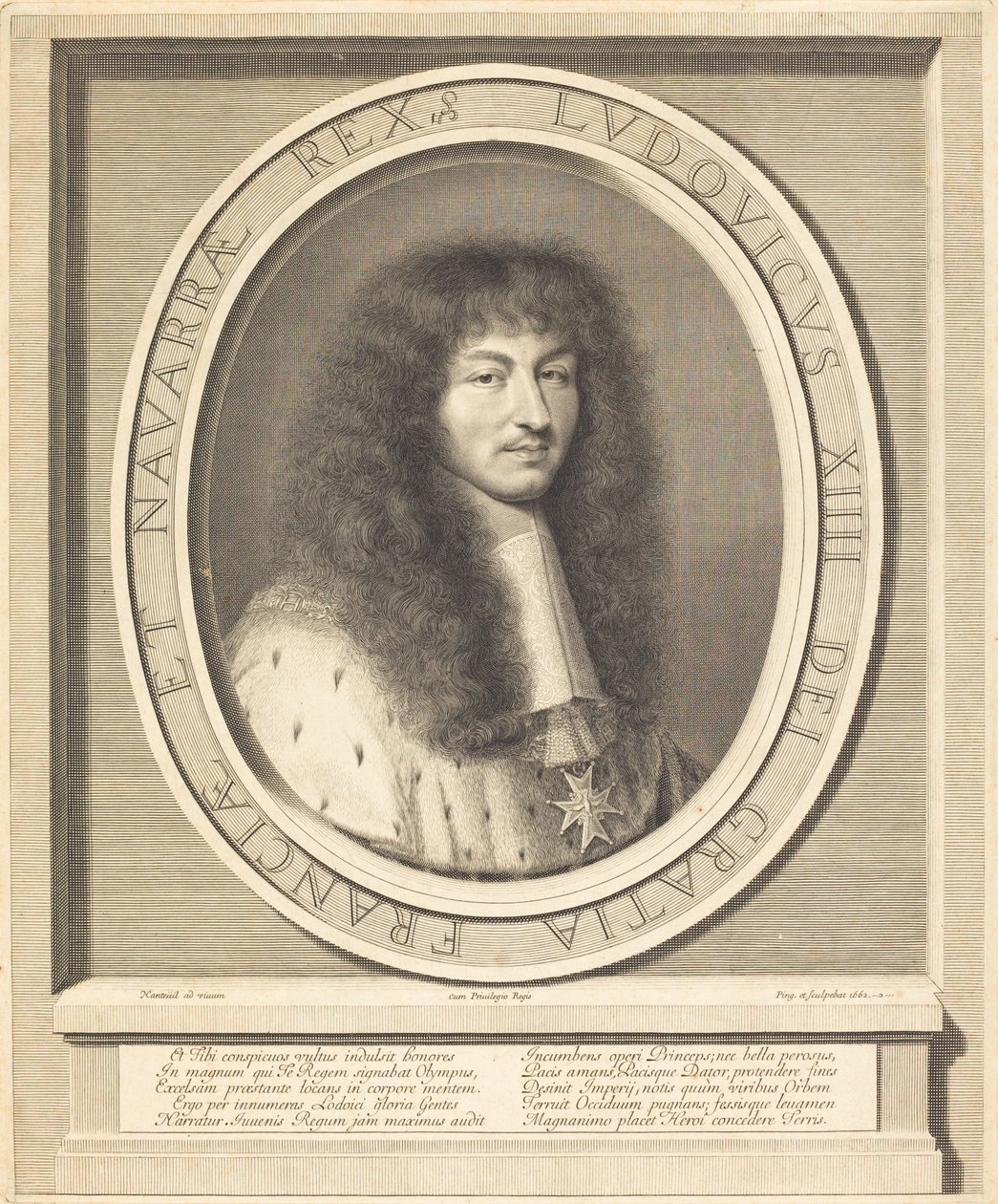 Ludwig XIV. von Robert Nanteuil