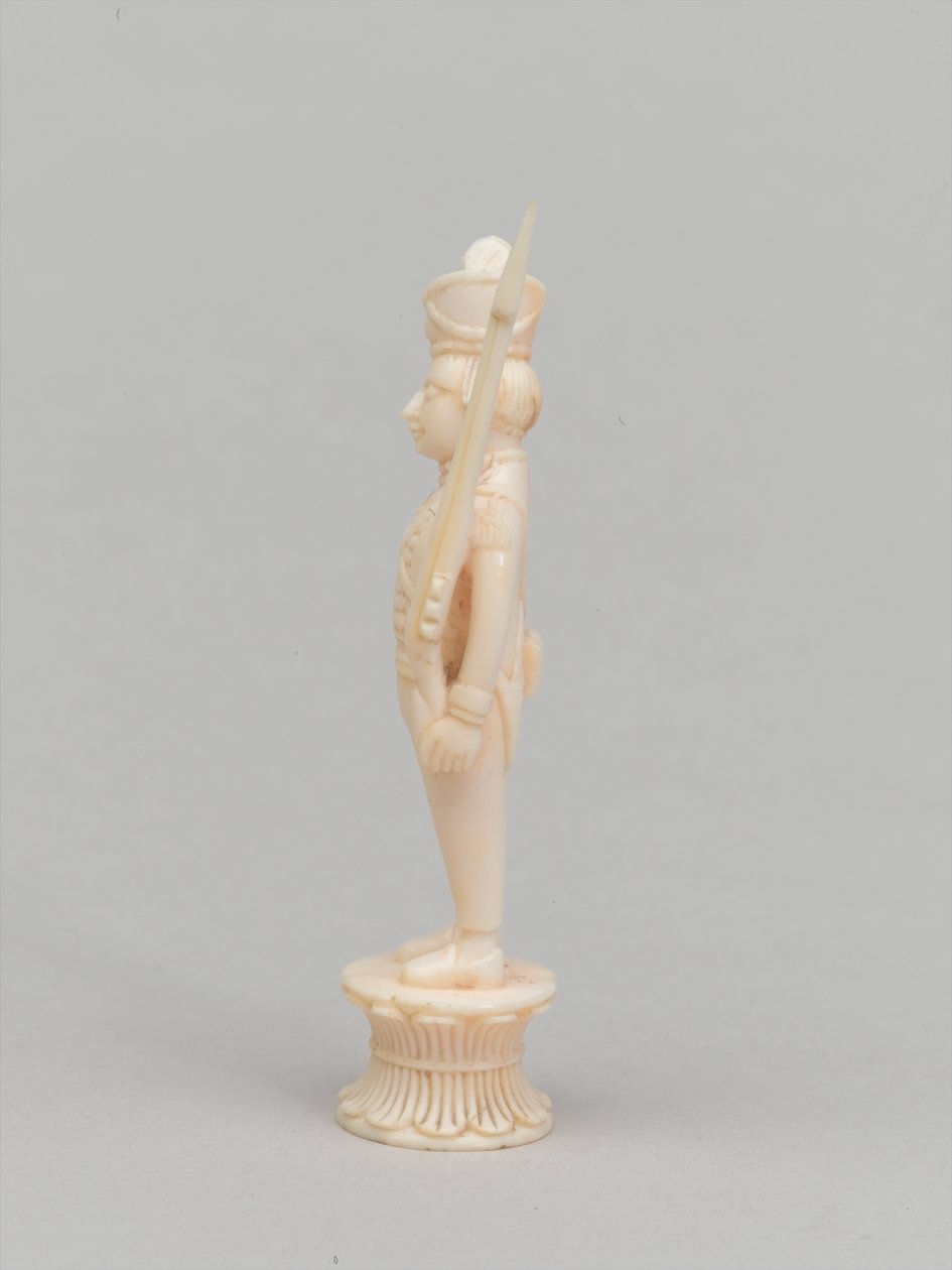 Weißer Bauer, Schachfigur, Indien von Robert Noble