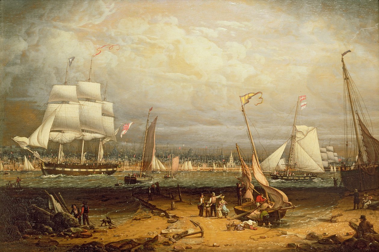 Hafen von Liverpool von Robert Salmon