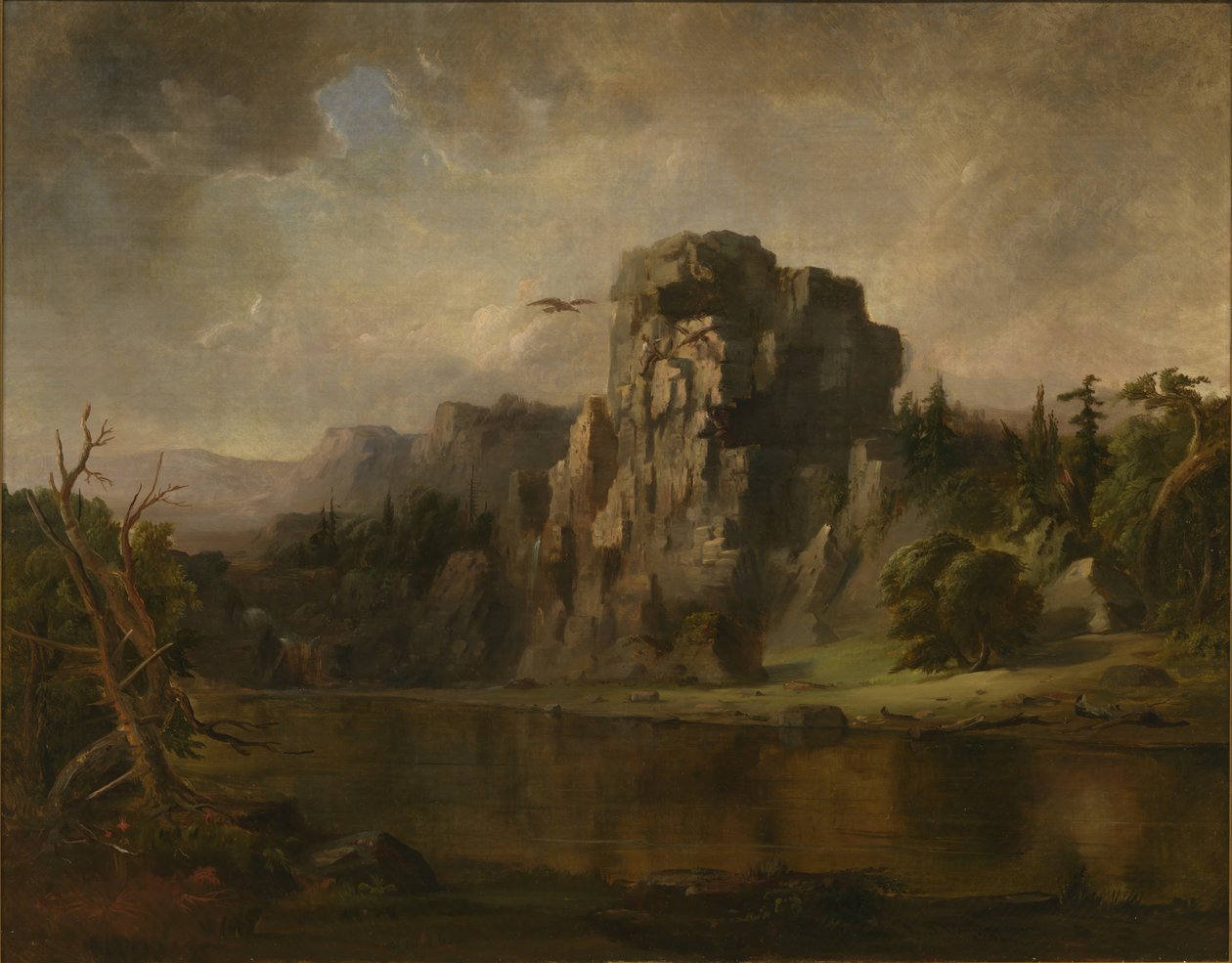 Raub des Adlernestes von Robert Seldon Duncanson