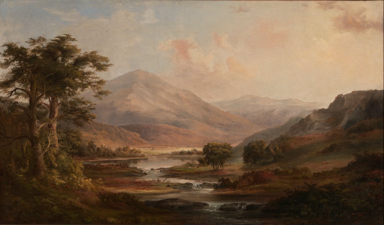 Schottische Landschaft, 1871 von Robert Seldon Duncanson