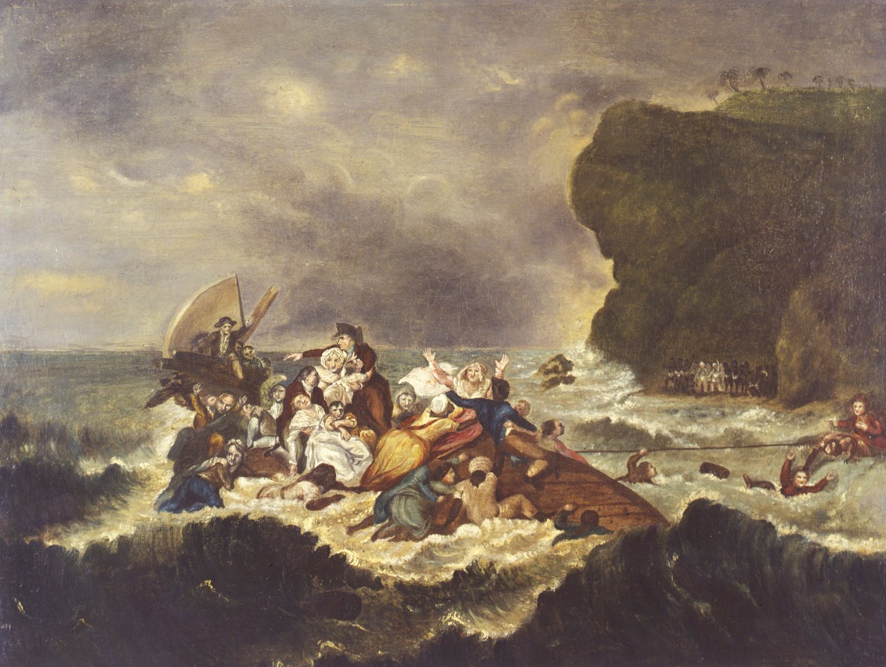 Das Wrack der „Grosvenor“, 1783 von Robert Smirke