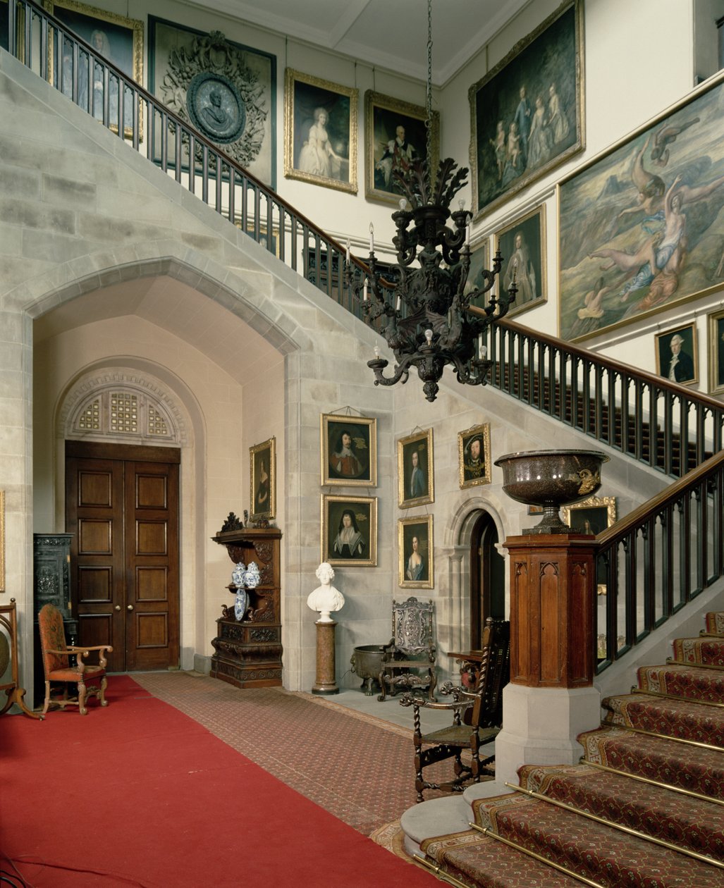 Ansicht der Treppenhalle von Robert Smirke