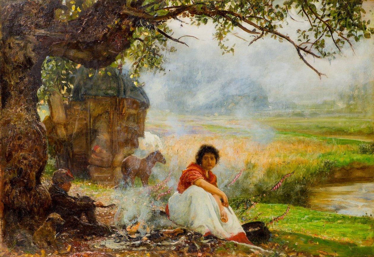 Zigeunermädchen von Robert Walker Macbeth