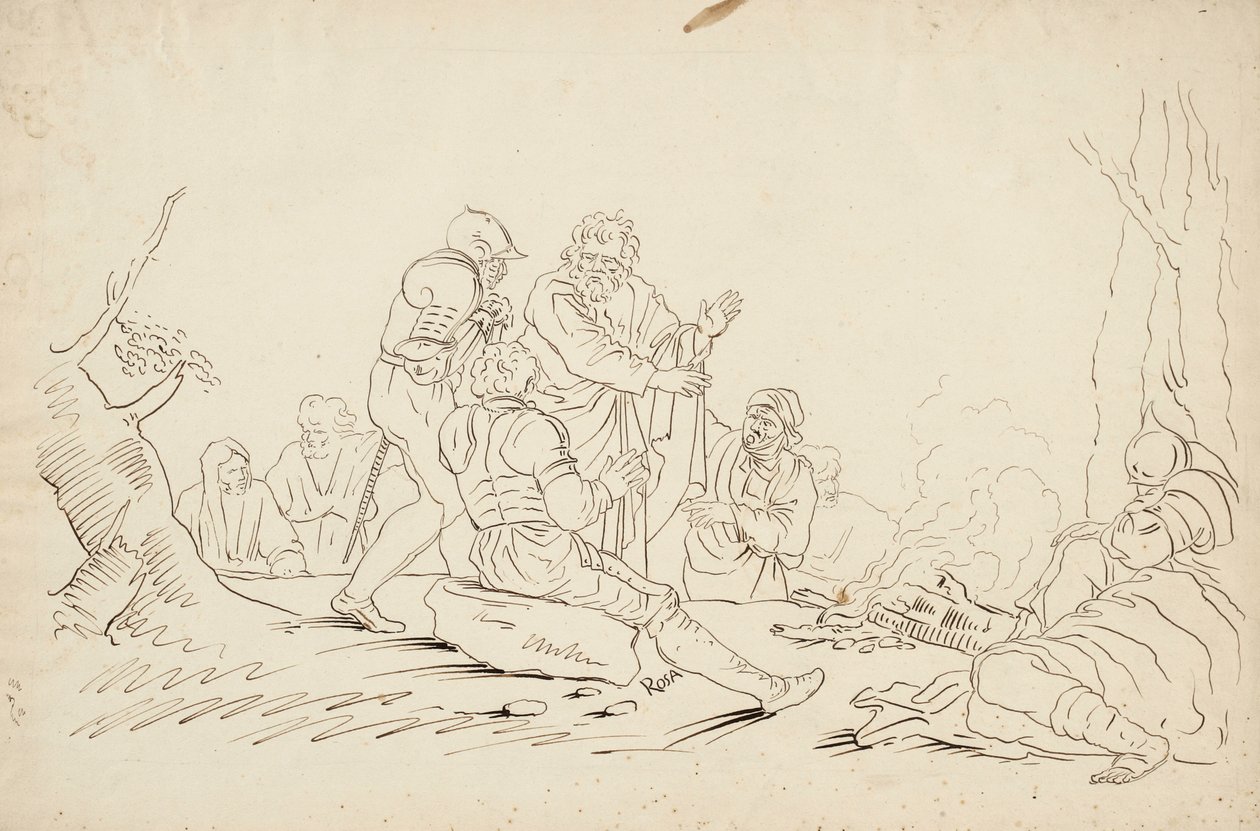 Szene nach Salvator Rosa von Robert Walter Weir