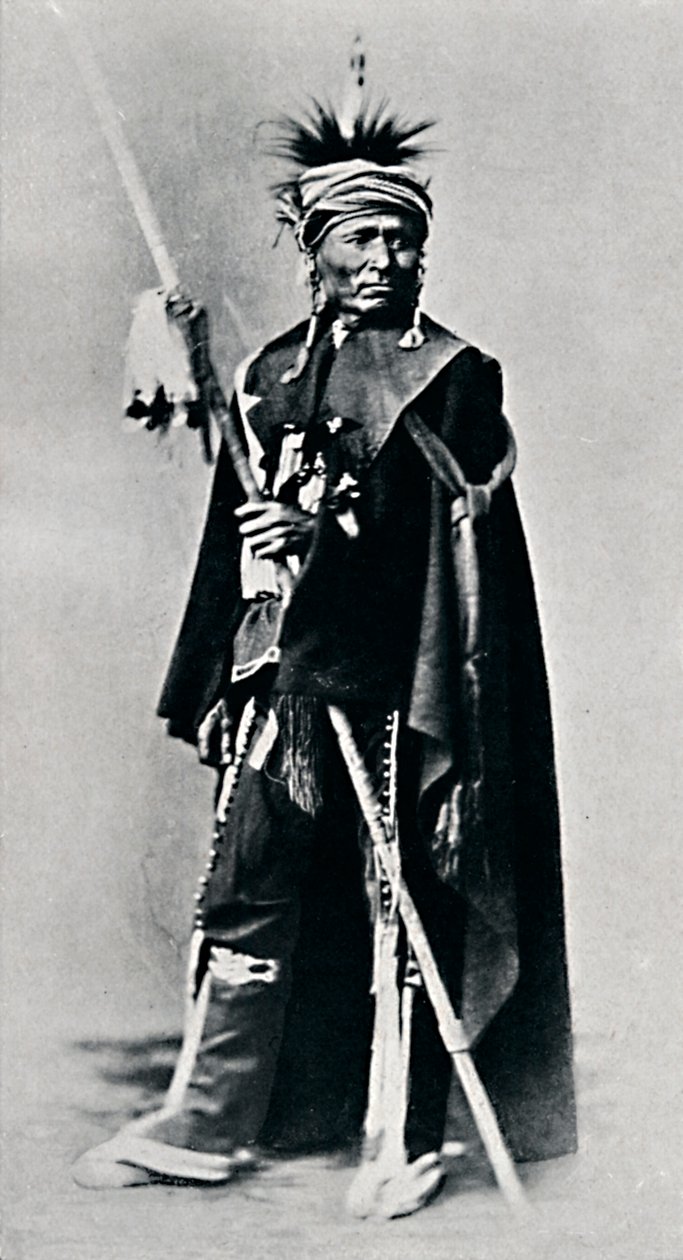 Ein Algonquin-Krieger, 1912 von Robert Wilson Shufeldt