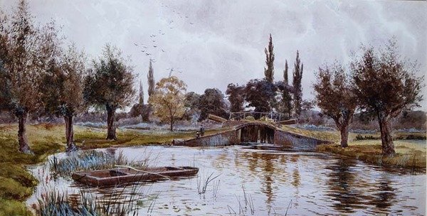 Cardington Schleuse von Robert Winchester Fraser
