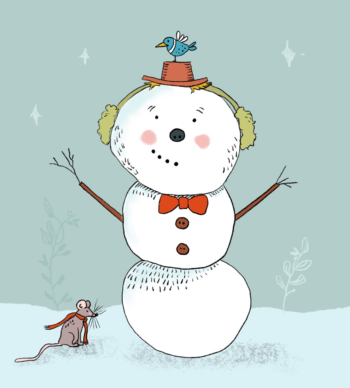 Sterniger Schneemann von Roberta Murray