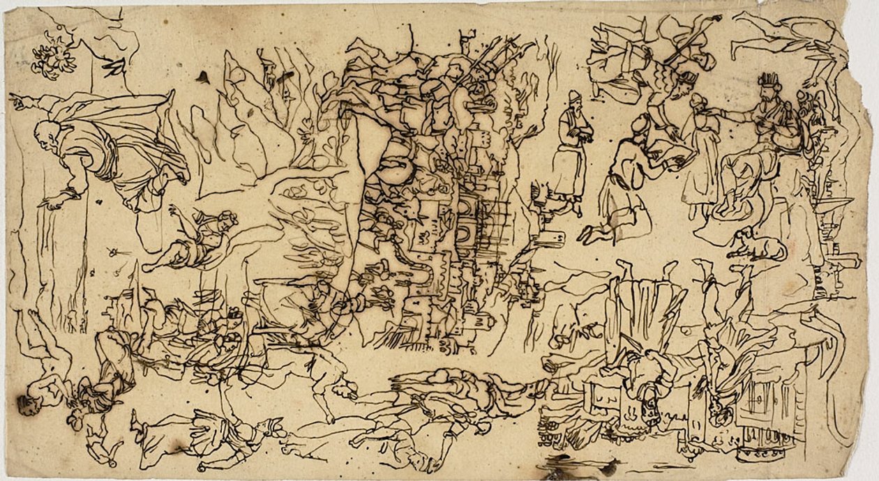 Biblische Szenen von Rodolphe Bresdin
