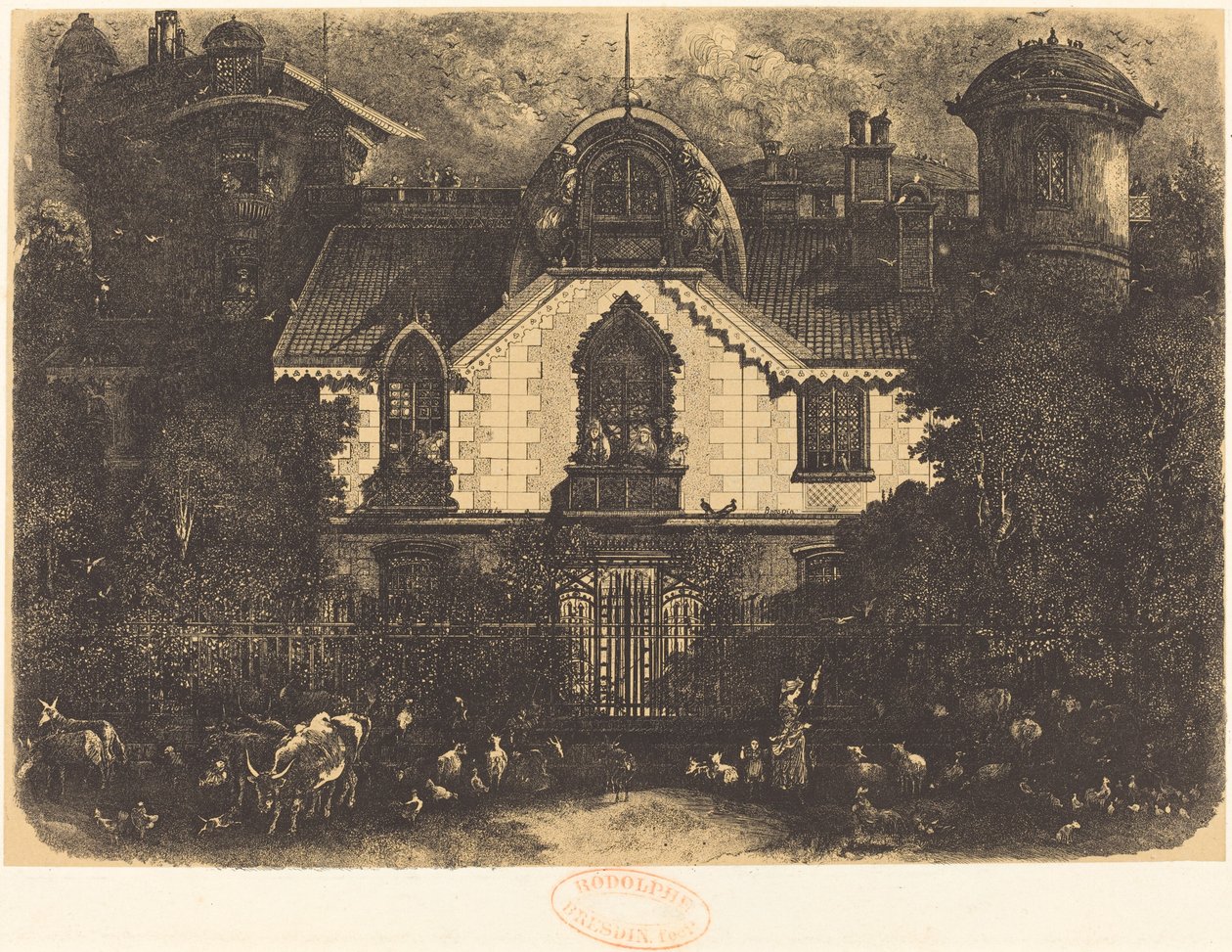 Das verzauberte Haus von Rodolphe Bresdin