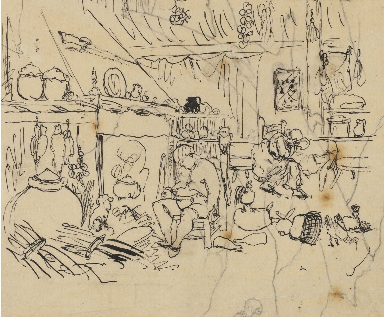 Elend zu Hause von Rodolphe Bresdin