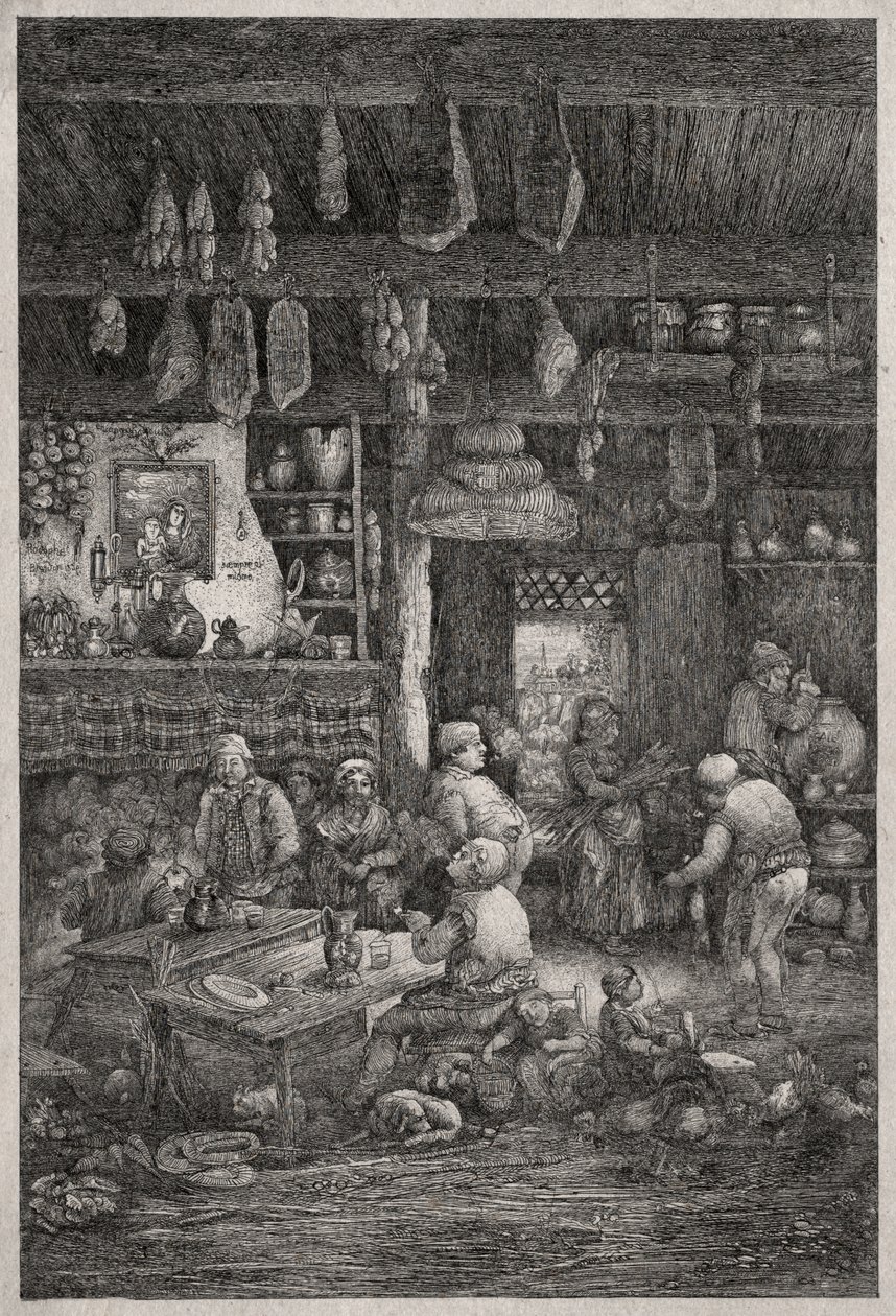 Moldawisches Interieur von Rodolphe Bresdin