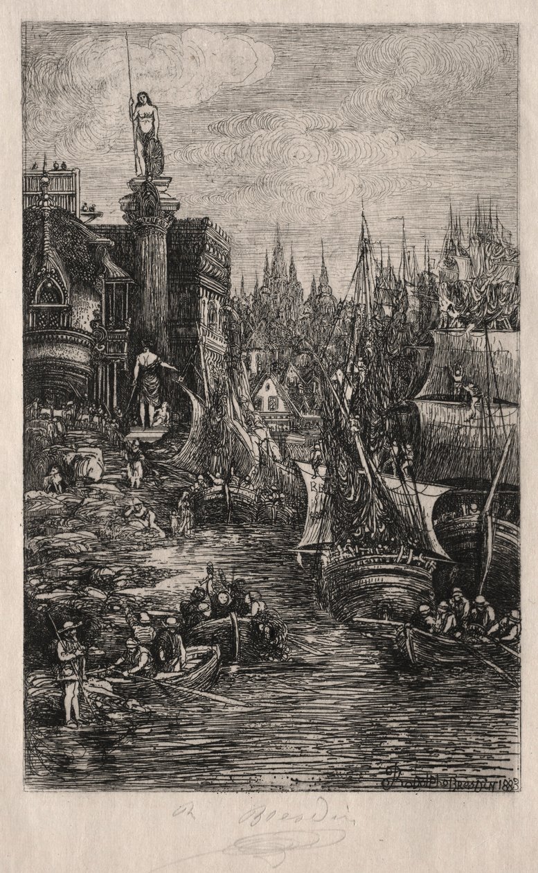 Mein Traum, 1883 von Rodolphe Bresdin