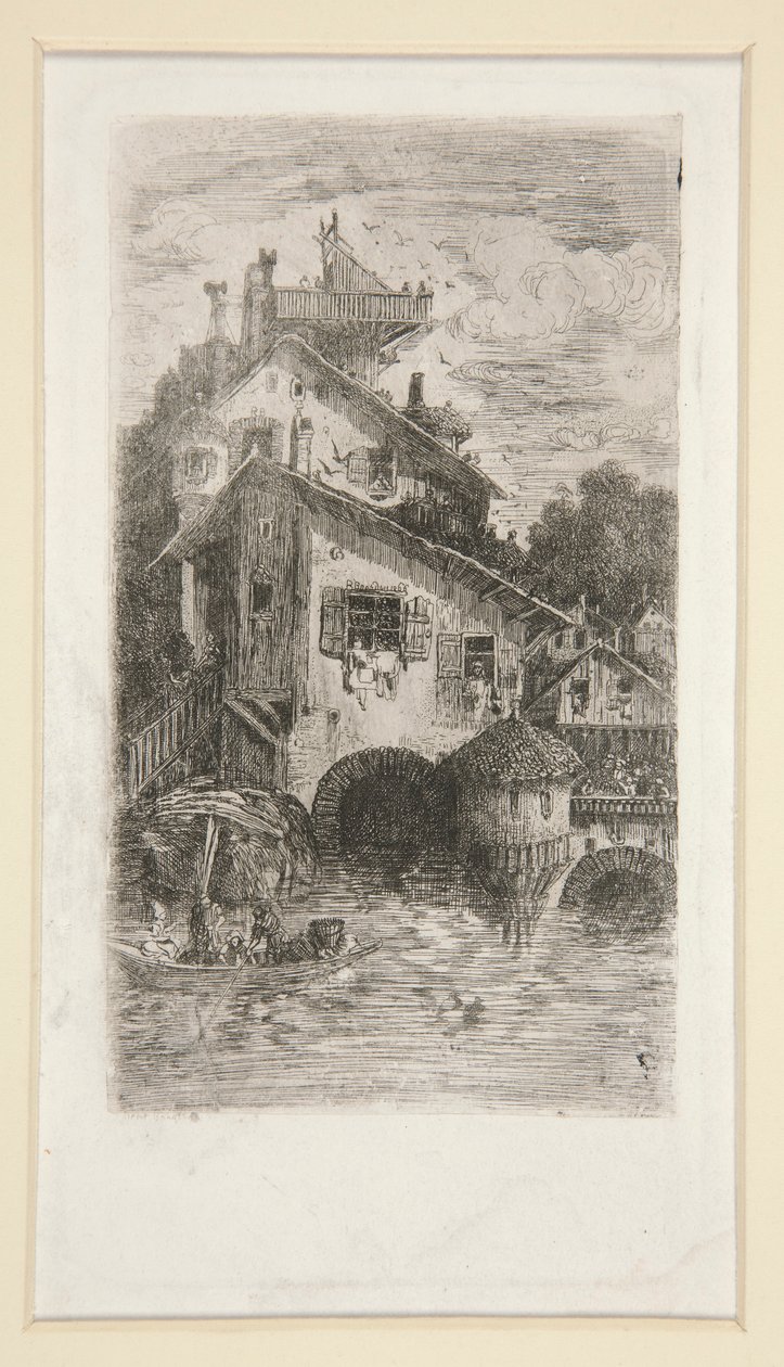 Die Mühle von Rodolphe Bresdin