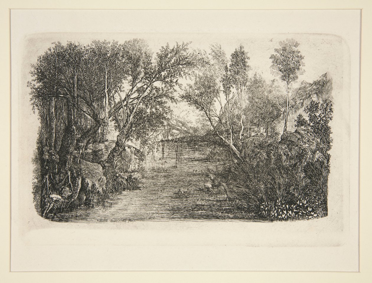 Der Bach von Rodolphe Bresdin