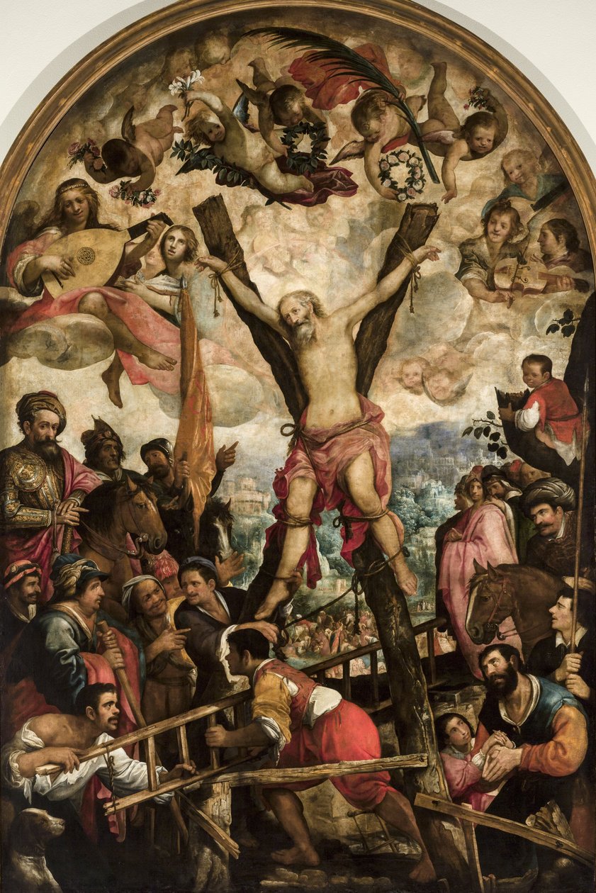 Das Martyrium des Heiligen Andreas, ca. 1610 von Roelas