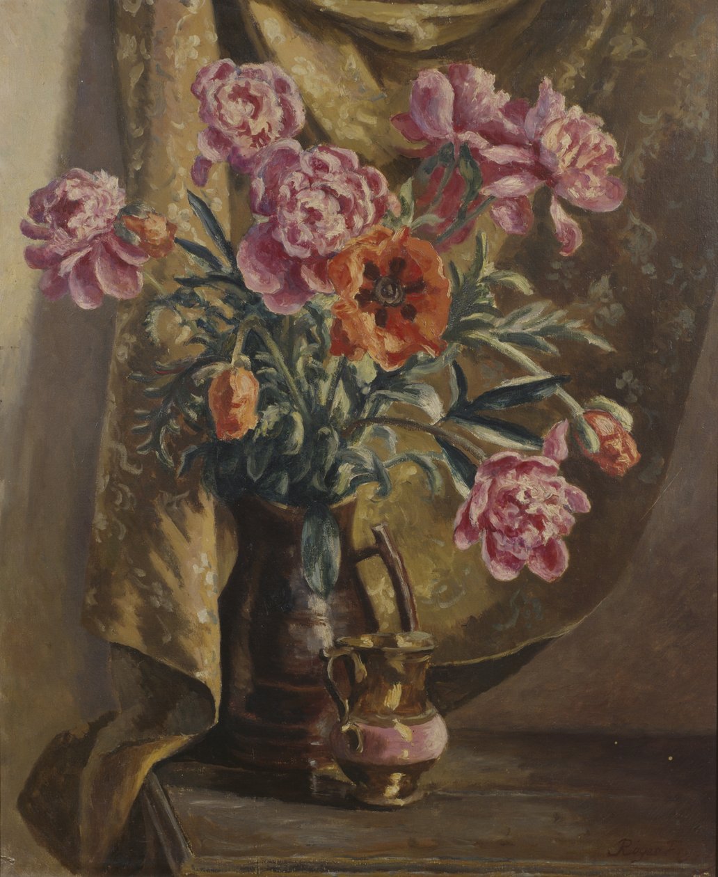 Pfingstrosen und Mohnblumen, 1929 von Roger Eliot Fry