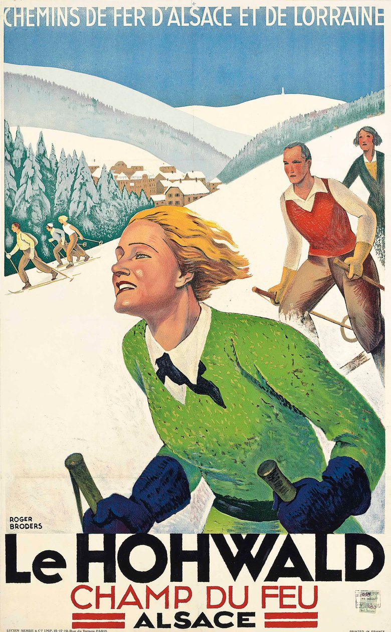 Le Hohwald, um 1930 von Roger Broders