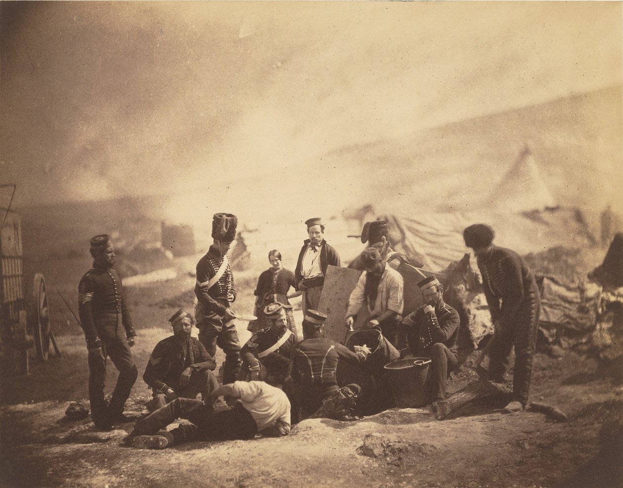 Kochhaus der 8. Husaren von Roger Fenton